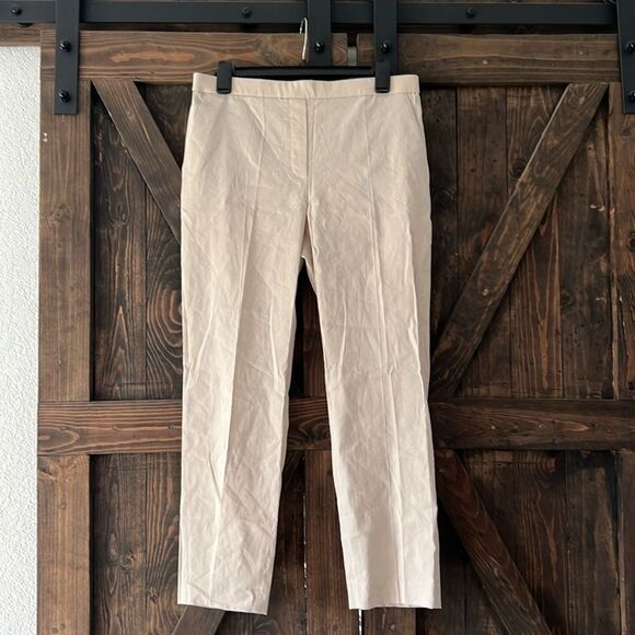 NWT $245. Theory Treeca Pull-On Pant in Good Linen - Picture 4 of 16